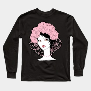 Flowers in Her Hair 2 Long Sleeve T-Shirt